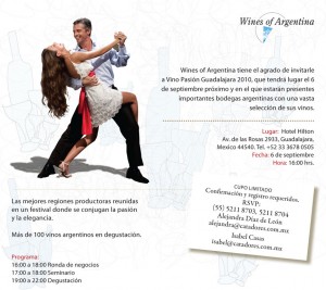 Festival Vino Pasion Guadalajara 2010