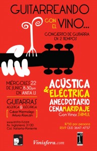 Guitarreando con el vino Guadalajara