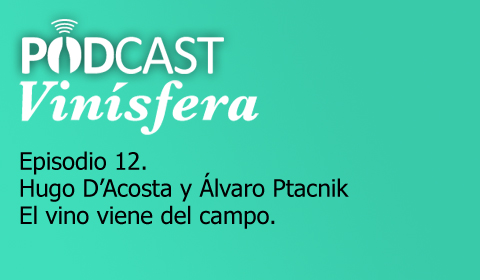 Podcast Vinísfera 12: Hugo D’Acosta y Álvaro Ptacnik – El vino es un producto del campo