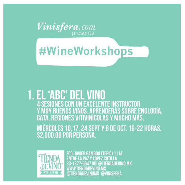 Primer #WineWorkshop en Guadalajara
