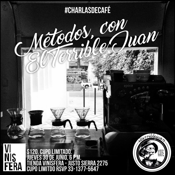 #GDL: Taller de Café – Métodos con El Terrible Juan